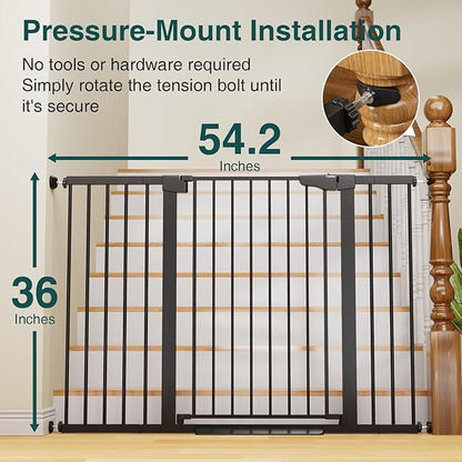Cumbor 36" Extra Tall Baby Gate - Image 4