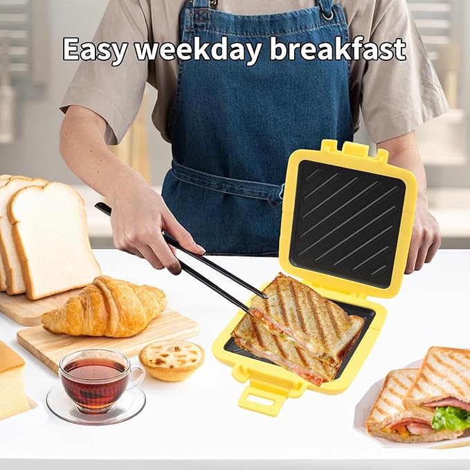 Microwave Sandwich Maker, Heat-Resistant Silicone Rubber Shell, Advanced - Image 3