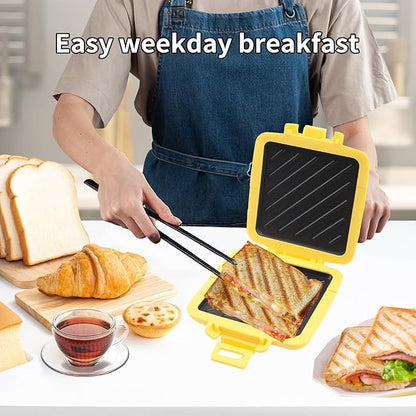 Microwave Sandwich Maker, Heat-Resistant Silicone Rubber Shell, Advanced - Image 3