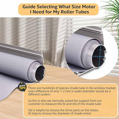 Rollerhouse Roller Blinds Tubular Motor - Image 3