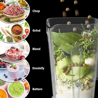 OMMO Blender 1800W, Professional High Speed Countertop Blender - Image 8
