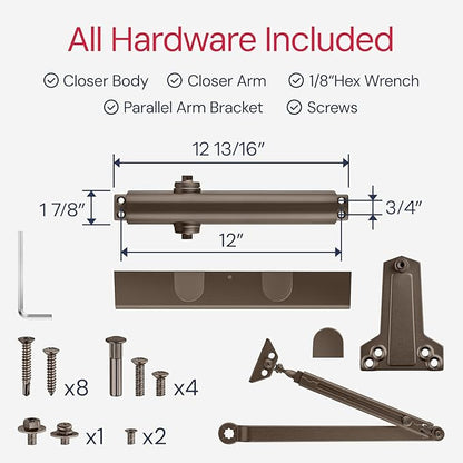 Lawrence Heavy Duty Door Closer Commercial Grade 1 - Image 6