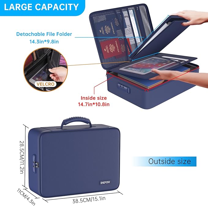 ENGPOW 5200℉ Fireproof File Organizer Bag - Image 5