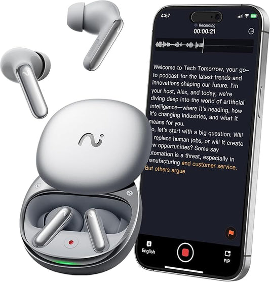 RecDot AI Voice Recorder Earbuds, viaim AI Meeting Assistant by viaim