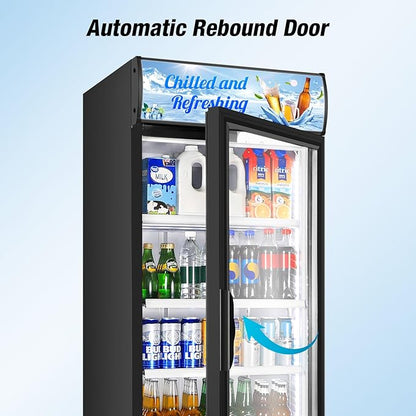 Commercial Beverage Refrigerator, 24 Inch Beverage Fridge, 15 Cu. Ft. Drink - Image 8