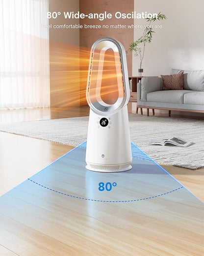 ULTTY Space Heater, Portable Electric Heaters and Cooler Fan Combo - Image 3
