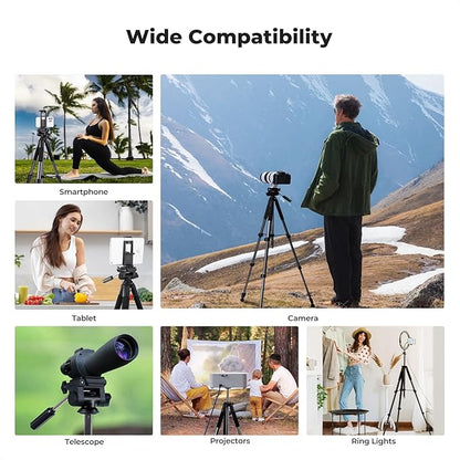 K&F CONCEPT Camera Tripod, Cellphone Clip - Image 8