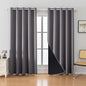 Anytime 100% Blackout Curtain 2 Panels Set, Thermal Insulated Window Drapes by Anytime