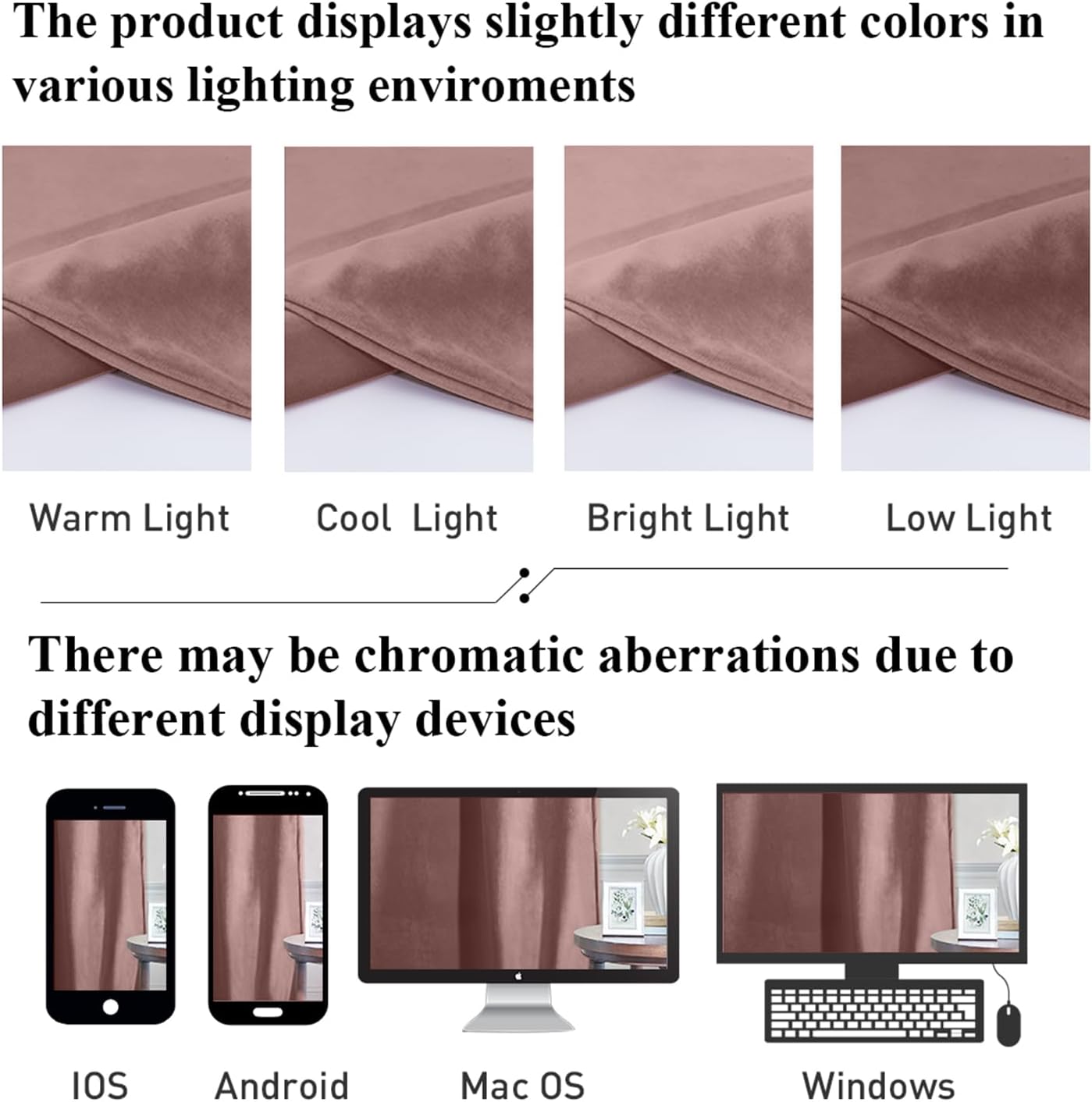Wild Rose Pink Velvet Curtains Nursery Privacy, W52 x L94, 2 Panels | Room Darkening, Back Tab Pinch Pleat, Thermal Window Drapes, Privacy & UV Protection for Bedroom, Girls' Room, Living Room