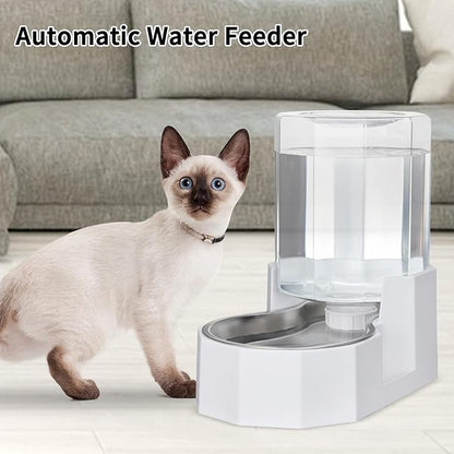 Sfozstra Large Dog Water Dispenser: 4L Stainless Steel Gravity Cat Water Feeder - Image 6
