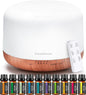 InnoGear Aromatherapy Diffuser & 10 Essential Oils Set, 500ml Essential Oil by InnoGear