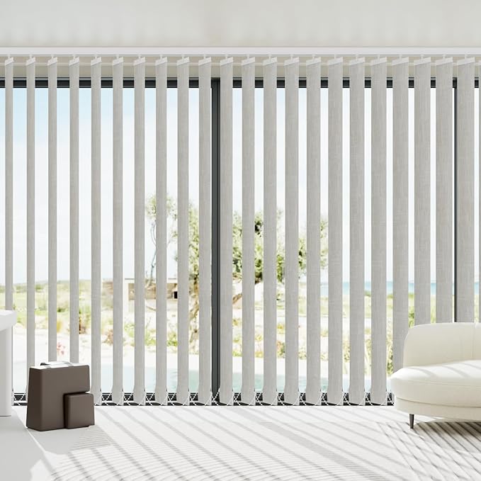 Blindify Motorized Vertical Blinds, Cozy Beige - Image 2