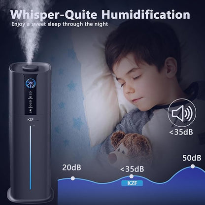 9L Smart Humidifiers for Bedroom Large Room, 2.3Gal Cool Mist Top Fill Diffuser - Image 8