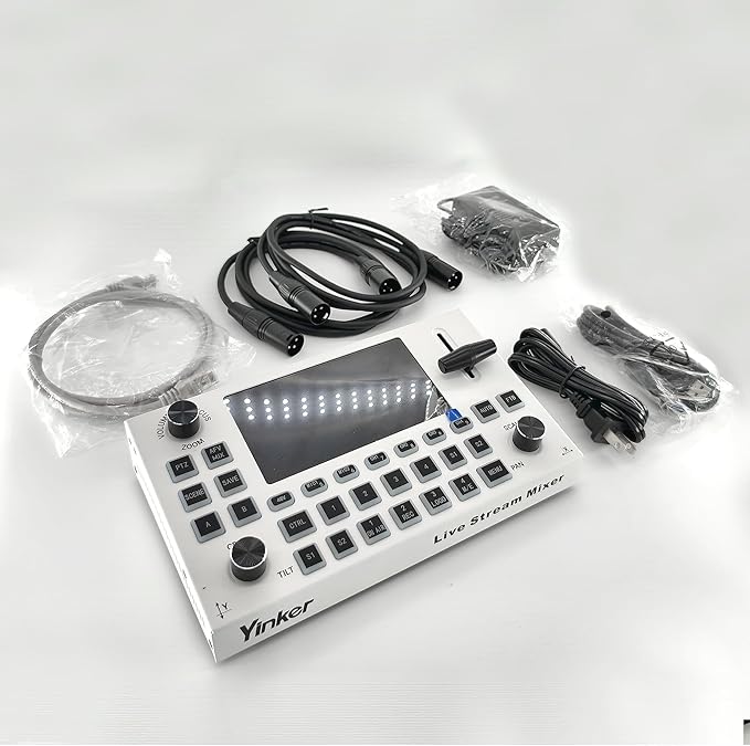 Yinker 5.5 Inch LCD Screen Video Mixer Switcher 4-Channel HDMI Live Stream - Image 7