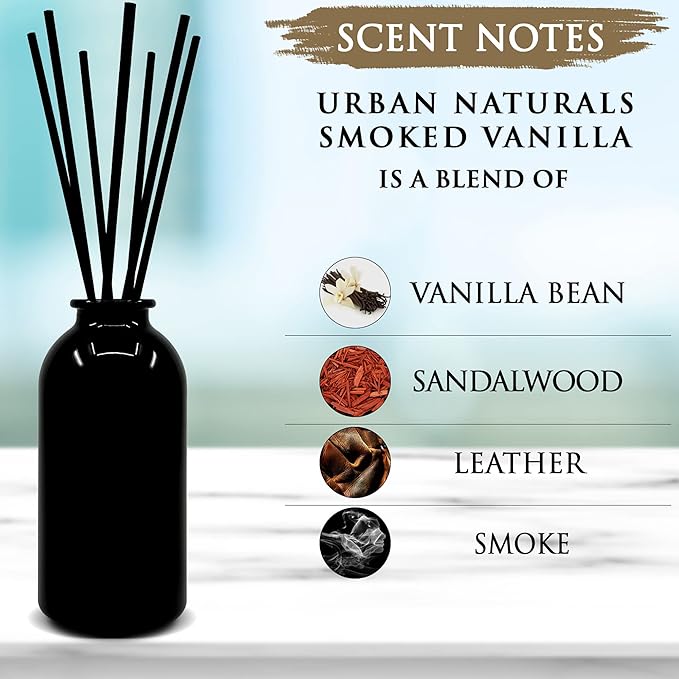 Urban Naturals Smoked Vanilla Reed Diffuser Set - Image 2