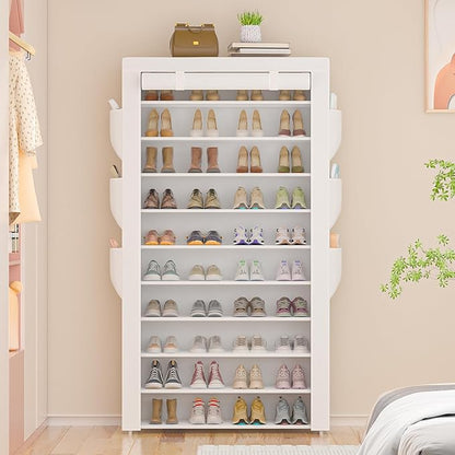 OYREL Shoe Rack 10Tier Large Capacity 50-56Pairs Beautiful Tall Shoe Shelf Free - Image 6