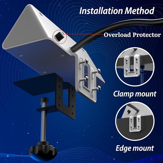 Nightstand Edge Mount Power Strip - Image 6