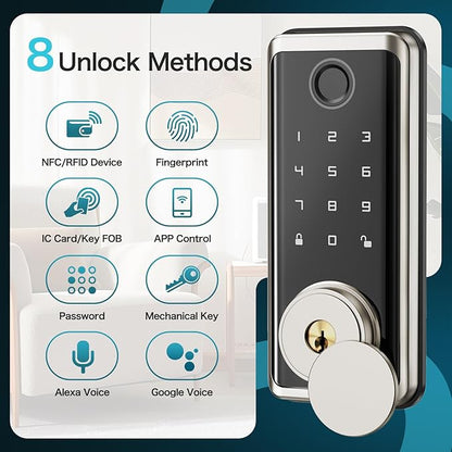 Smart Locks Front Door, Keyless Entry Door Lock - Image 3