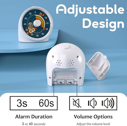 BellMan Visual Timer with Pause Button, 60 Minute Countdown Rainbow Timer - Image 6