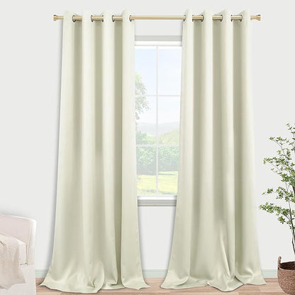 102 Inch Extra Long Curtains for Bedroom Living Room, Set 2 Two Panels - Image 3