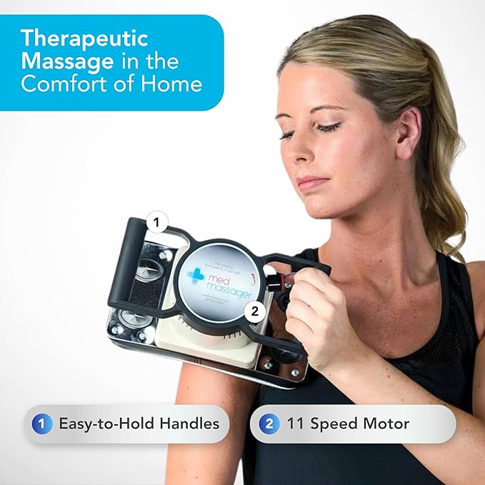 MedMassager Body Massager Plus | Deep Tissue Massage Therapy Unit, Dual Speed - Image 2