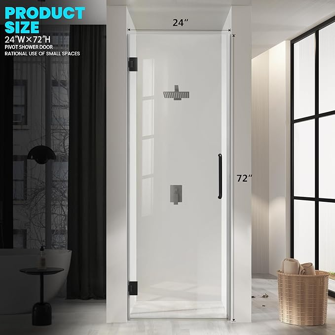 Bathroom Hinged Shower Door - Image 2