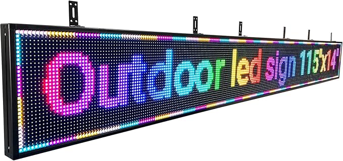 P10 Outdoor Led Sign Programmable Scrolling Digital Display Screen Message by JINBLIZZARD
