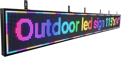 P10 Outdoor Led Sign Programmable Scrolling Digital Display Screen Message by JINBLIZZARD
