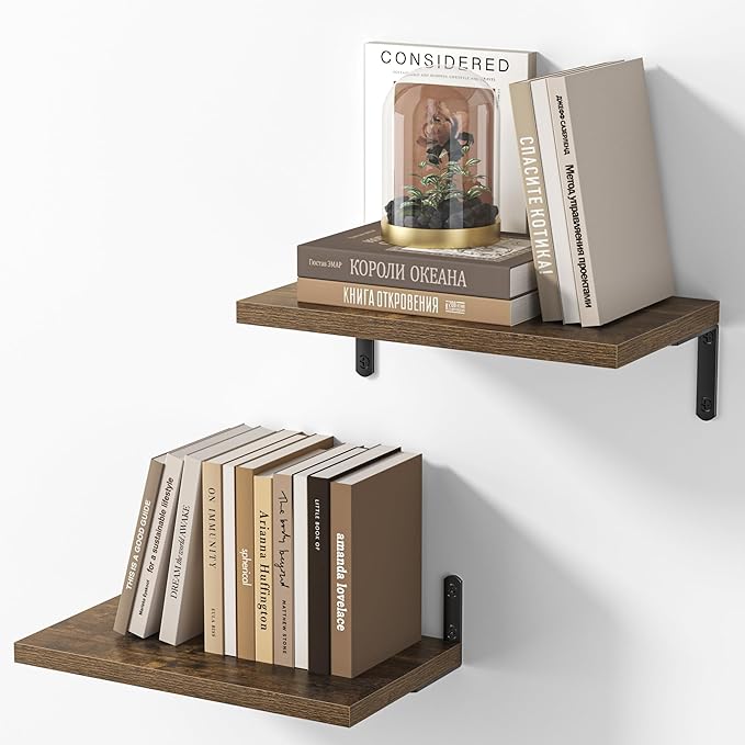 Marsmiles Extra Wide Floating Shelves by Marsmiles
