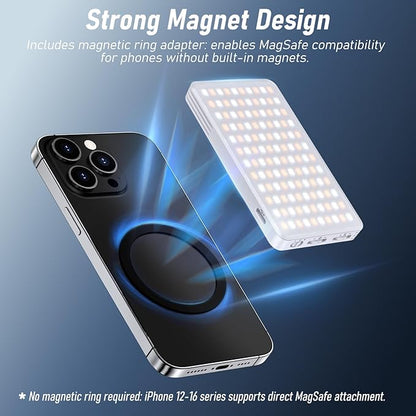 Magnet Phone Light, 160 LED Dual Side Selfie Light Compatible - Image 3