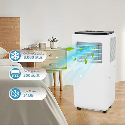 Portable Air Conditioners 8000 BTU, Energy Efficient AC Unit - Image 4