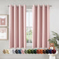 MIULEE Baby Pink Blackout Curtains by MIULEE