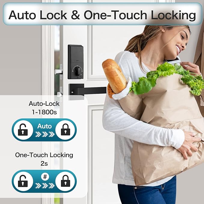 Smart Locks Front Door, Keyless Entry Door Lock - Image 5