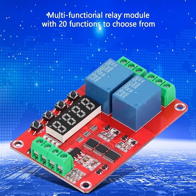 Relay Module 2-Channel 5V/12V/24V - Image 2