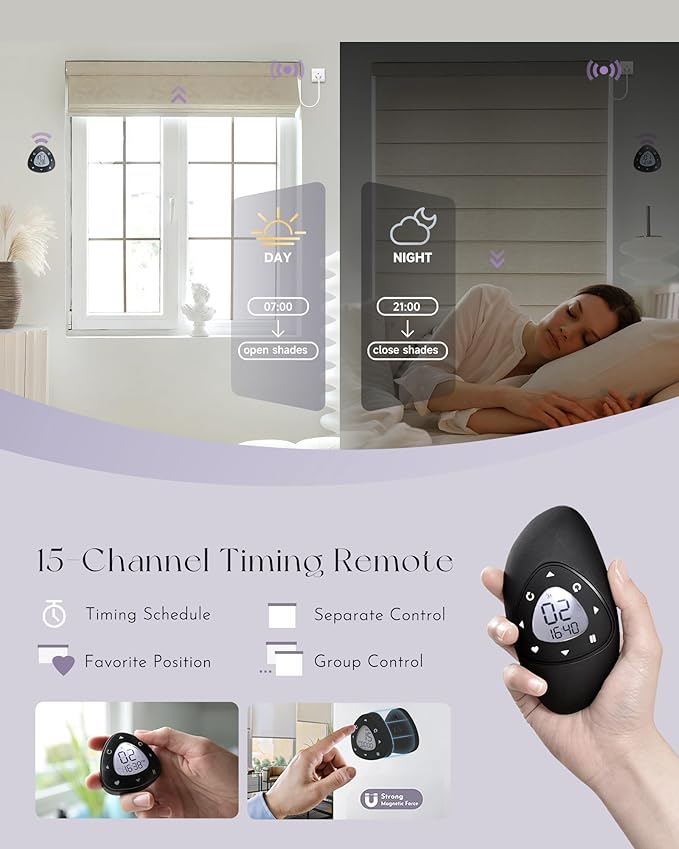 Graywind Smart Roman Shades Compatible - Image 4