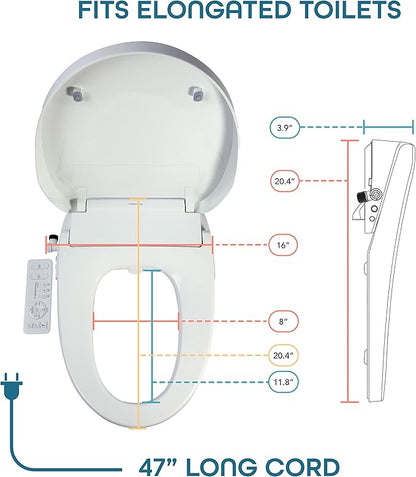 BidetMate 3000 Series Electric Toilet Seat Bidet - Image 9