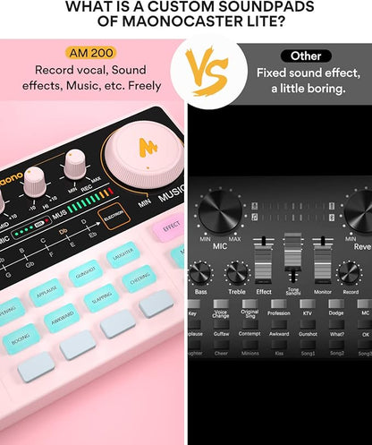 MAONO Podcast Equipment Bundle Audio mixer All-in-One Podcast Production Studio - Image 2