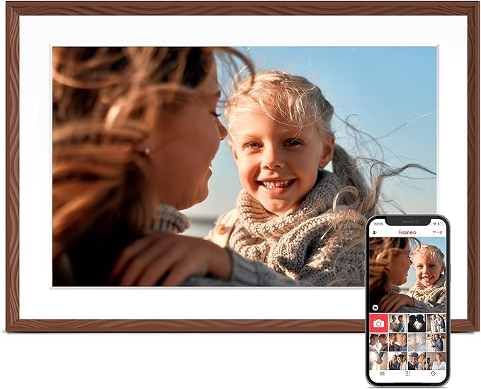 Digital Picture Frame, 10.1'' Frameo Digital Frame Wifi, 32GB Memory, 1280*800 by Pastigio