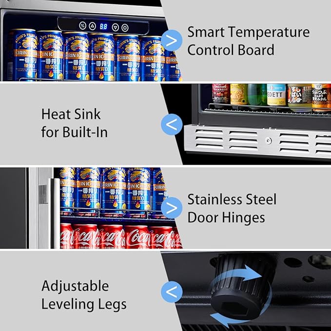 Kalamera 24 inch Beverage Refrigerator - Image 3