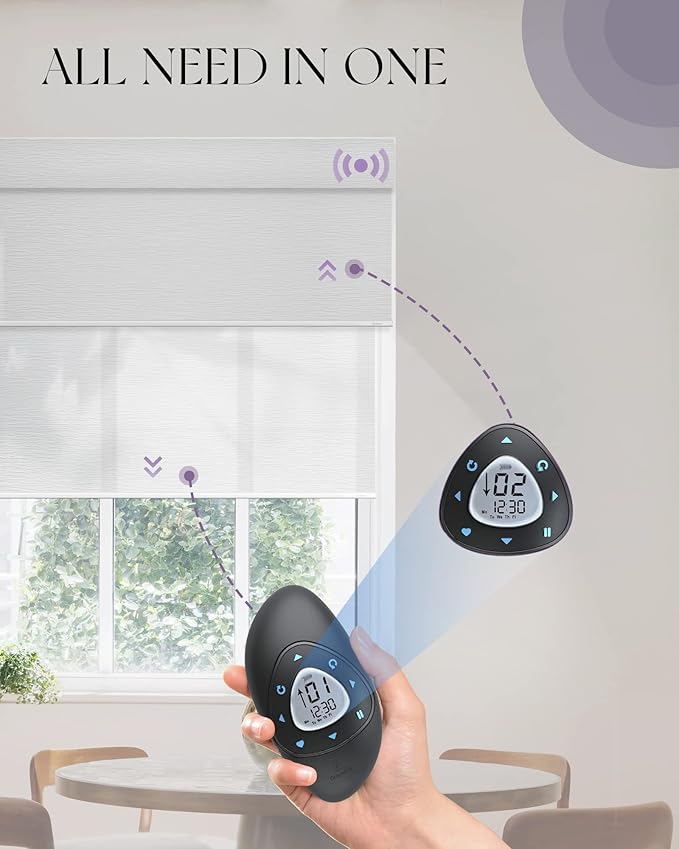 Graywind Motorized Dual Shades Smart Double Blinds Blackout and Light Filtering - Image 2