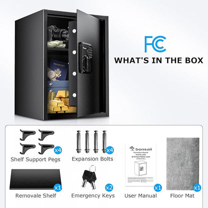 Bonsaii Large Safe Box 2.5 Cubic Feet - Image 3