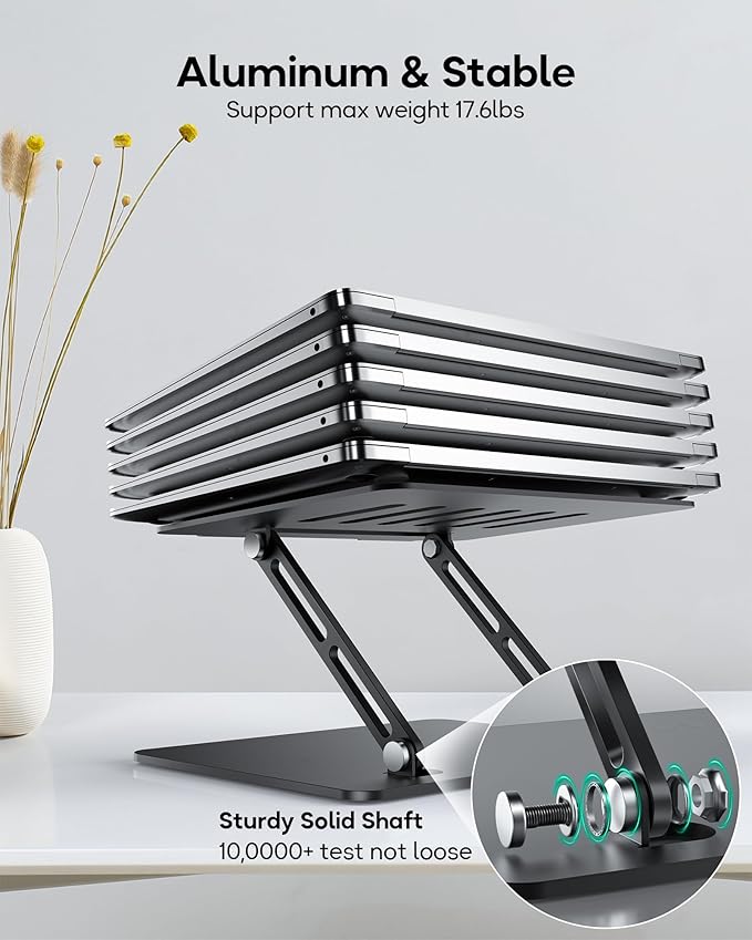 Adjustable Laptop Stand, Ergonomic Computer Stand - Image 5