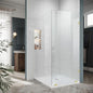 Bathroom Shower Glass Door, 5/16" Thick Clear Tempered Glass Door by Jinxi+Home