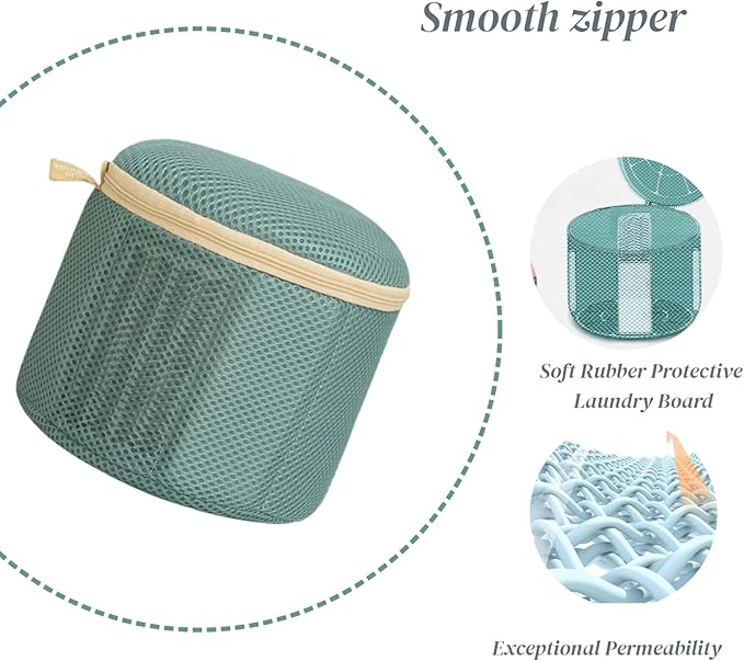 Bra Washing Bag with Anti-Deformation Structure and Fixed Hand-Wash Board - Image 3