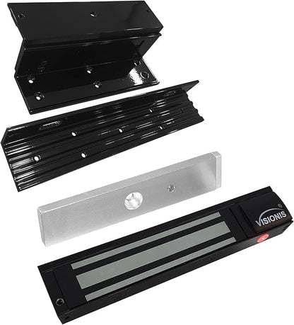 Visionis FPC-5192-BL Black 600lbs Indoor Electromagnetic Lock by Visionis