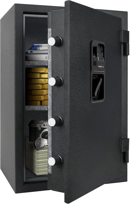 Biometric Finger Vein Fireproof Safe Box, 2.15 Cubic Feet Fire Resistant - Image 8