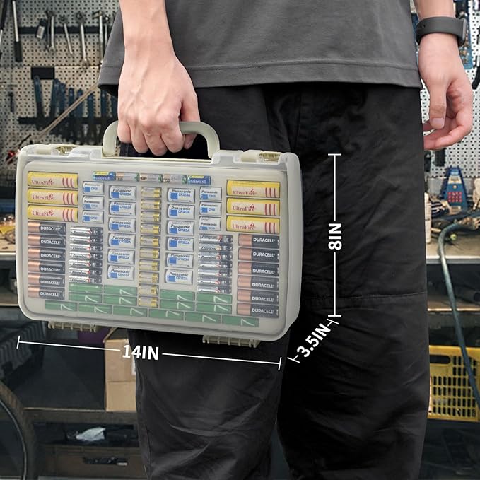 Battery Organizer Storage Holder Box Case - Image 9
