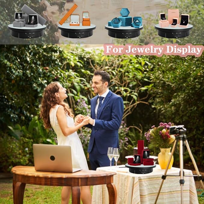 JAYEGT 3 in 1 Motorized Rotating Display Stand - Image 3
