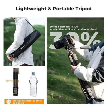 K&F CONCEPT Camera Tripod, Cellphone Clip - Image 3