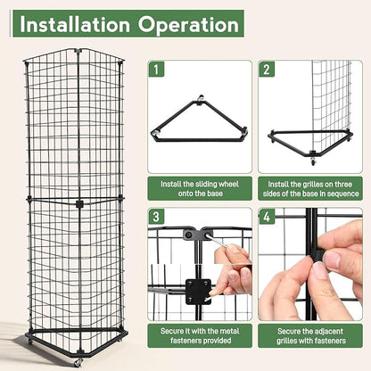 Brobear Triangular Gridwall Panel Display Stand - Image 3